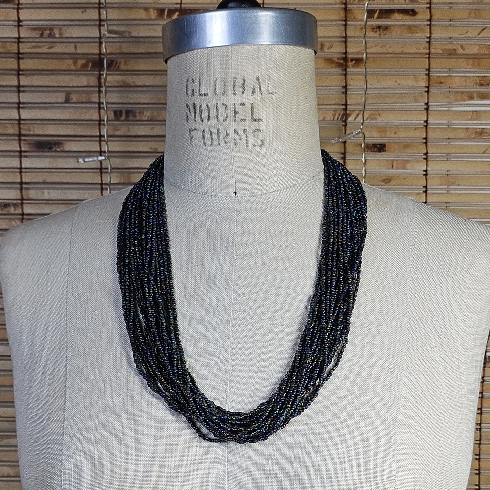 Multicolor Sparkly Beaded Necklace